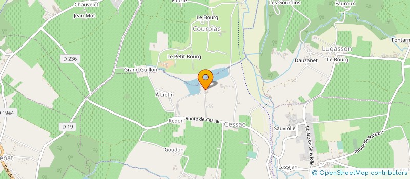 localisation de l'entreprise SCEA LAUBESC à CESSAC