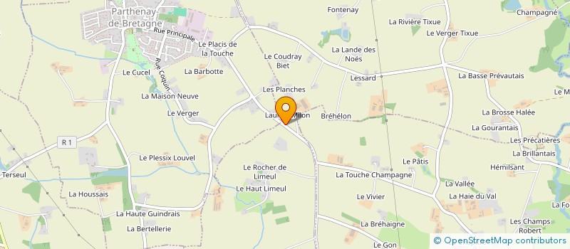 localisation de l'entreprise SCEA LAUNAY MILON  GEVEZE