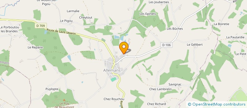 localisation de l'entreprise SCEA LAVIALE  ALLEMANS