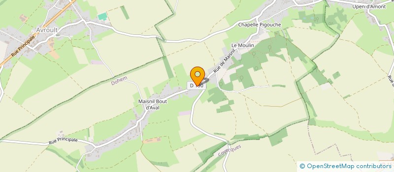 localisation de l'entreprise SCEA LE BLEQUIN PISCICULTURES  AFFRINGUES