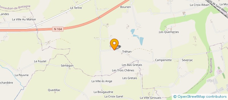 localisation de l'entreprise SCEA LE BOSQ à MONTAUBAN-DE-BRETAGNE