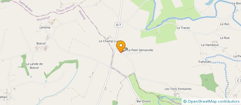 localisation de l'entreprise SCEA LE BOUDEC  HEMONSTOIR