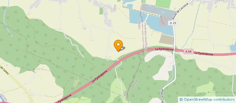 localisation de l'entreprise SCEA LE BOUE  SAINT-CRICQ-DU-GAVE