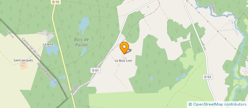 localisation de l'entreprise SCEA LE BROUSSOIS à SAINT-HILAIRE-SUR-BENAIZE