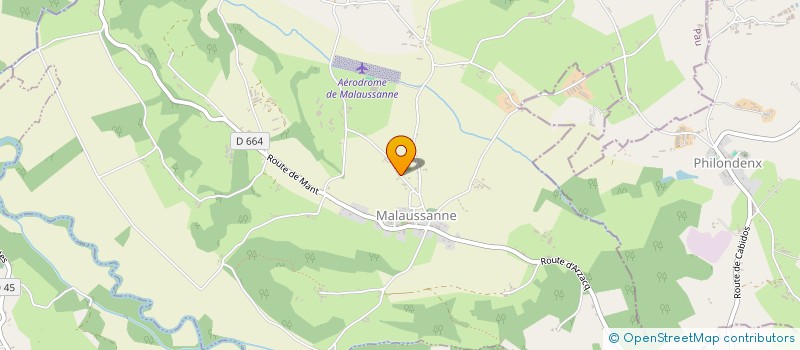 localisation de l'entreprise SCEA LE CARROUSEL AQUITAIN à MALAUSSANNE