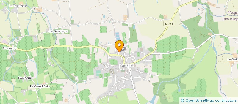 localisation de l'entreprise SCEA LE CHATAIGNIER à MONTREVAULT-SUR-EVRE