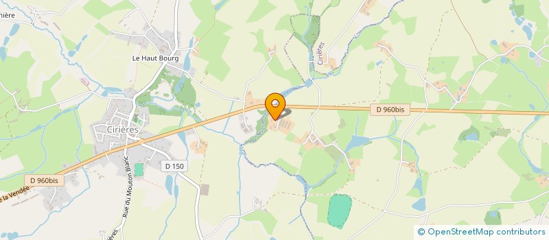 localisation de l'entreprise SCEA LE CHENE à BRESSUIRE