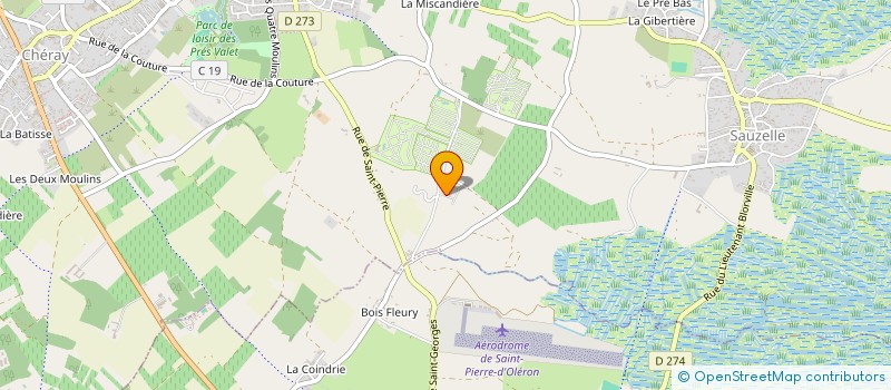 localisation de l'entreprise SCEA LE CHENE LIEGE à SAINT GEORGES D'OLERON