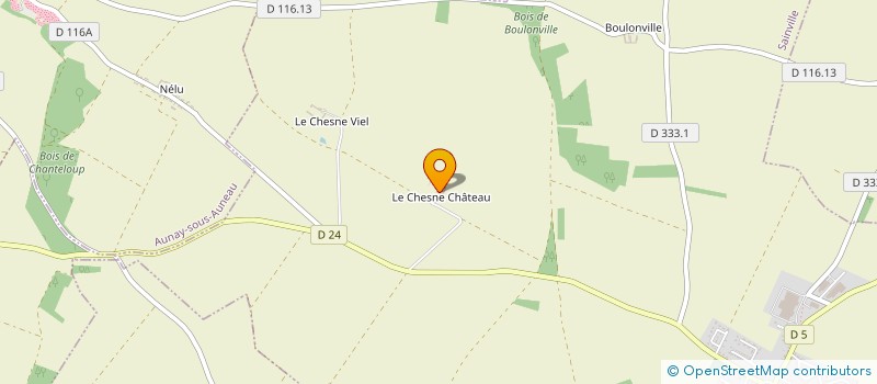 localisation de l'entreprise SCEA LE CHESNE CHATEAU à SAINVILLE