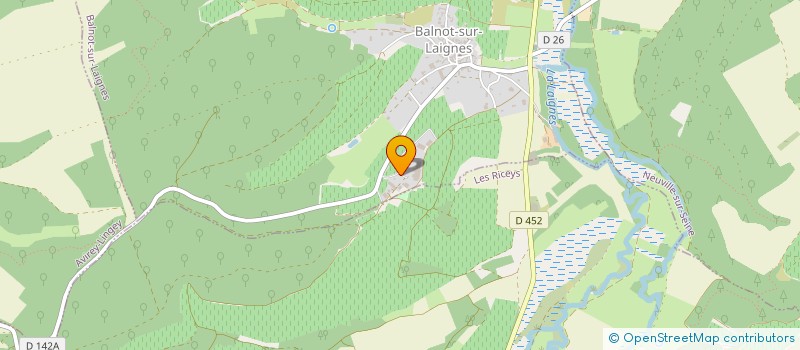 localisation de l'entreprise SCEA LE CLAIRVAL à BALNOT-SUR-LAIGNES