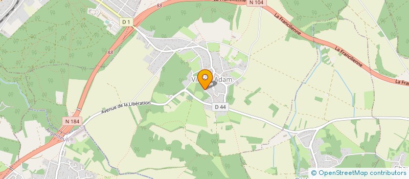 localisation de l'entreprise SCEA LE CLOS DE LA MARTINECHE à VILLIERS-ADAM