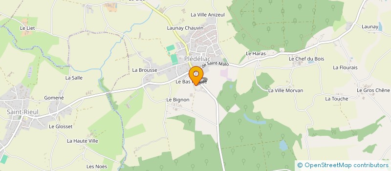 localisation de l'entreprise SCEA LE CLOS DU VAL à PLEDELIAC