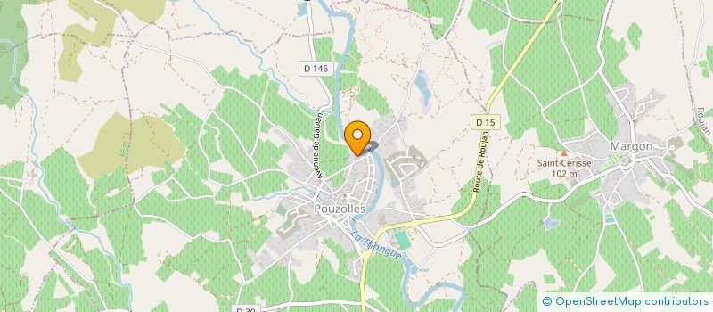 localisation de l'entreprise SCEA LE CLOS DU VILAR à POUZOLLES