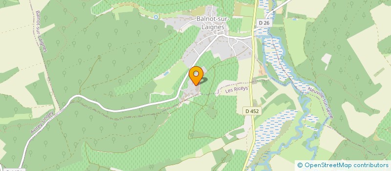 localisation de l'entreprise SCEA LE CLOS ROCHER à BALNOT-SUR-LAIGNES
