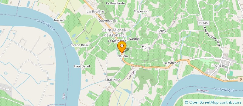 localisation de l'entreprise SCEA LE CLOS SOUS LES ETOILES  SAINT-MICHEL-DE-FRONSAC