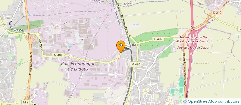 localisation de l'entreprise SCEA LE COUDERT à SAINT-BEAUZIRE