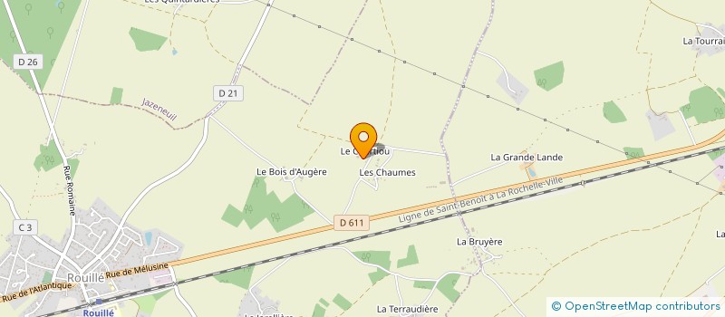 localisation de l'entreprise SCEA LE COURTIOU à ROUILLE