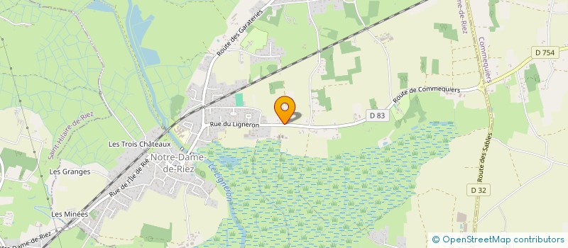 localisation de l'entreprise SCEA LE FIEF DU MOULIN  NOTRE-DAME-DE-RIEZ