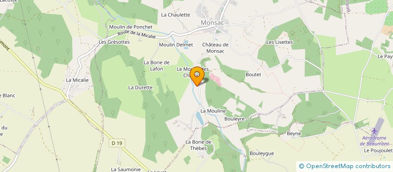 localisation de l'entreprise SCEA LE GABION  NAUSSANNES