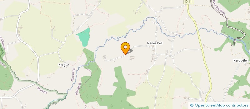 localisation de l'entreprise SCEA LE GALL MORVAN à LOGUIVY-PLOUGRAS