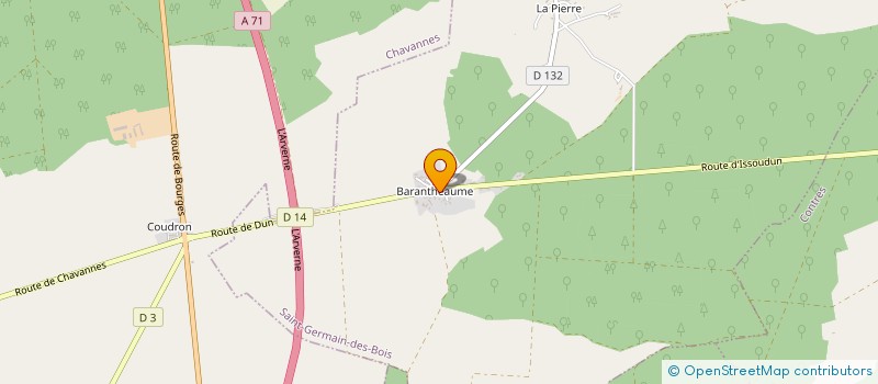 localisation de l'entreprise SCEA LE GIBIER DES CONNAISSEURS  SAINT-GERMAIN-DES-BOIS
