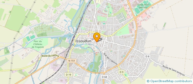 localisation de l'entreprise SCEA LE GRAIN à ISSOUDUN