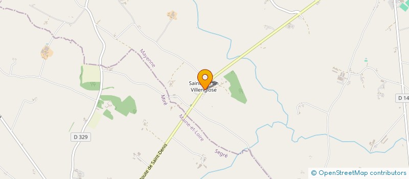 localisation de l'entreprise SCEA LE GRAND COUDRAY  SAINT-DENIS-D'ANJOU