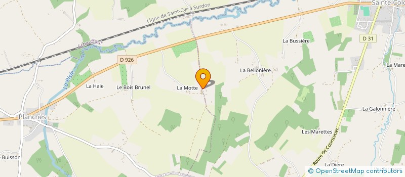 localisation de l'entreprise SCEA LE HAMEL BIDEL à SAINTE-GAUBURGE-SAINTE-COLOMBE