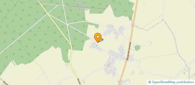 localisation de l'entreprise SCEA LE JARDIN DES PELTIER  BRETEUIL