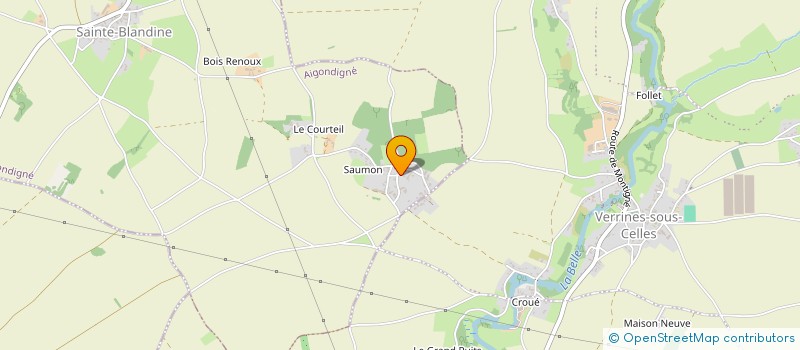 localisation de l'entreprise SCEA LE MAGNOLIA  PRAILLES-LA COUARDE