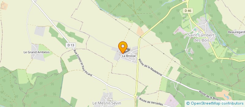 localisation de l'entreprise SCEA LE METAYER  SAINT-LAMBERT