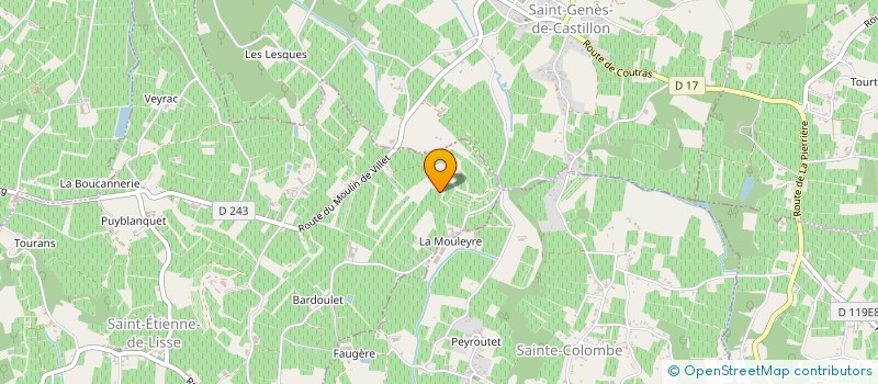 localisation de l'entreprise SCEA LE MEYNOT  SAINT-SULPICE-DE-FALEYRENS