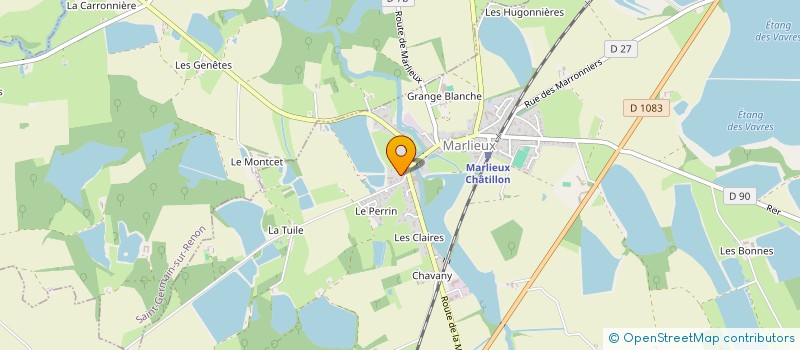 localisation de l'entreprise SCEA LE MONCET à MARLIEUX