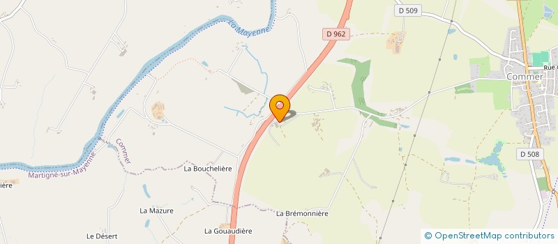 localisation de l'entreprise SCEA LE MONNIER FRERES à COMMER
