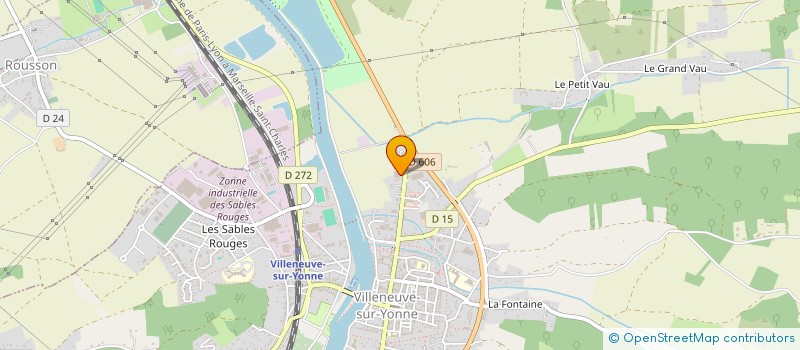 localisation de l'entreprise SCEA LE MOULIN DU PAVE à VILLENEUVE-SUR-YONNE