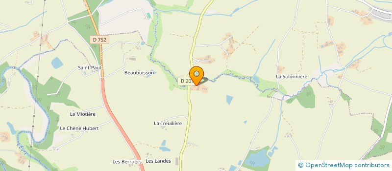 localisation de l'entreprise SCEA LE NOYER à BEAUPREAU-EN-MAUGES