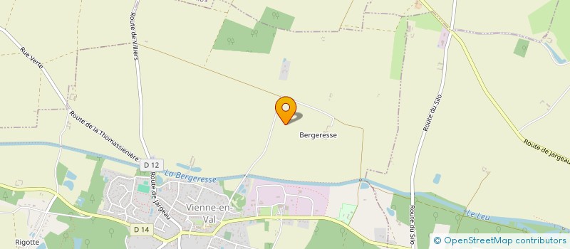 localisation de l'entreprise SCEA LE PETIT BERGERESSE à VIENNE-EN-VAL