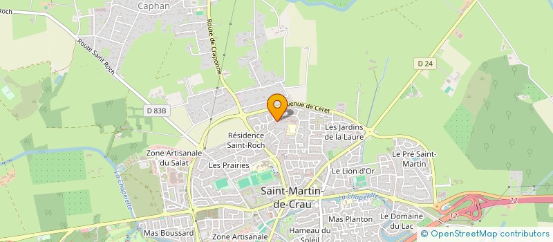 localisation de l'entreprise SCEA LE PETIT BOSQUET à SAINT MARTIN DE CRAU