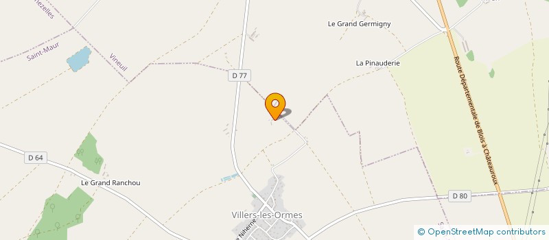 localisation de l'entreprise SCEA LE PETIT GERMIGNY à SAINT-MAUR