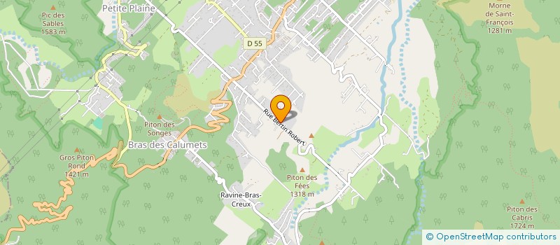 localisation de l'entreprise SCEA LE PITON DES ROCHES à LA PLAINE-DES-PALMISTES