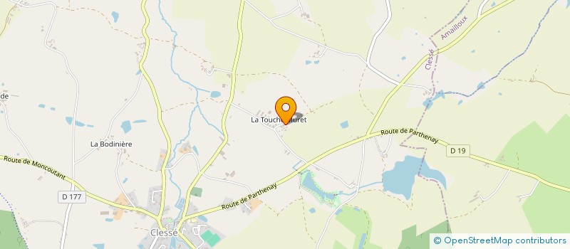 localisation de l'entreprise SCEA LE PLUMIER à CLESSE