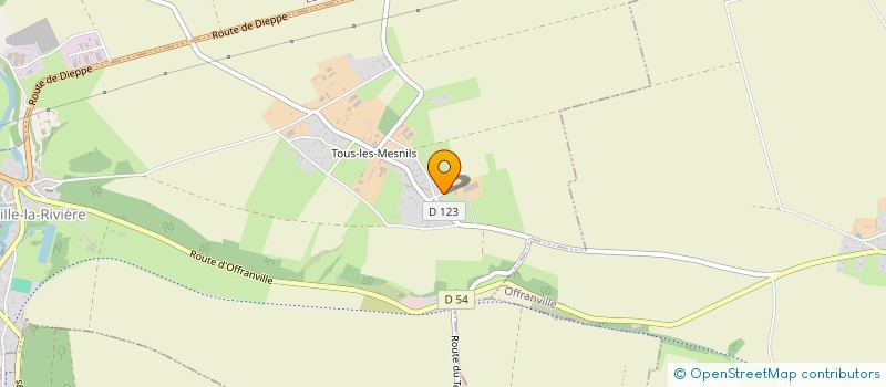 localisation de l'entreprise SCEA LE POMMIER à OUVILLE-LA-RIVIERE