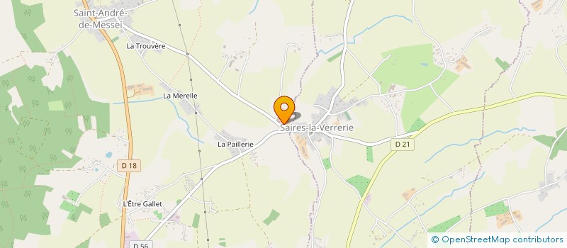 localisation de l'entreprise SCEA LE PONT à SAINT ANDRE DE MESSEI