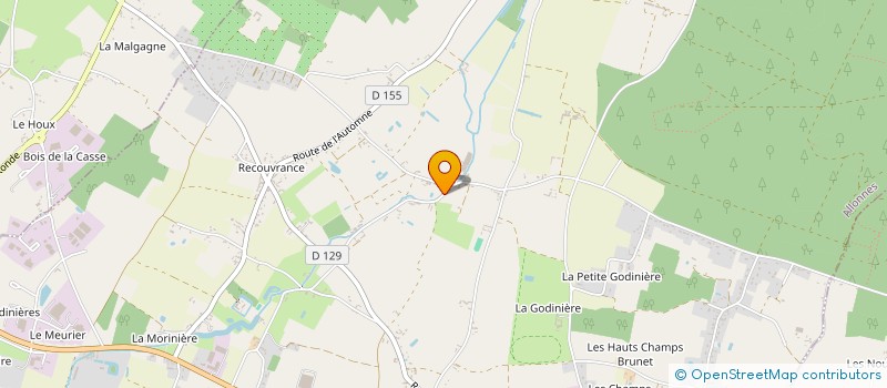 localisation de l'entreprise SCEA LE POTAGER DU PETIT MOULIN à ALLONNES