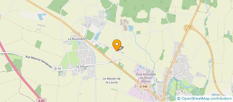 localisation de l'entreprise SCEA LE PUITS à SAINTE-HERMINE