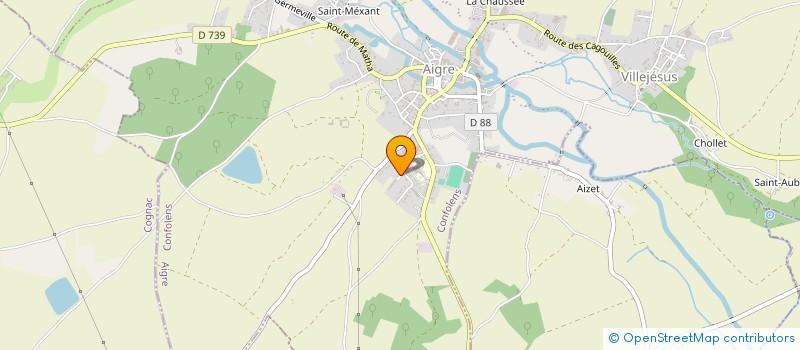 localisation de l'entreprise SCEA LE RENCLOS  BEAUVAIS SUR MATHA