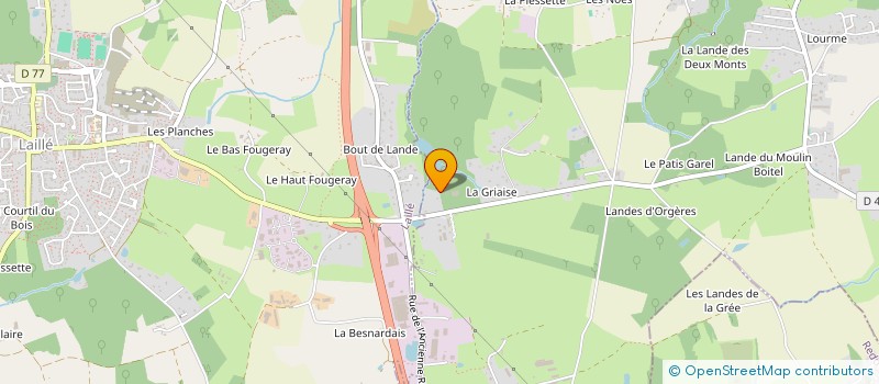 localisation de l'entreprise SCEA LE REUZEL à ORGERES