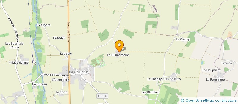 localisation de l'entreprise SCEA LE RIVAU  TOURS