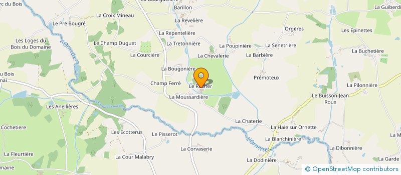 localisation de l'entreprise SCEA LE ROCHER à SAINT-PIERRE-DES-NIDS