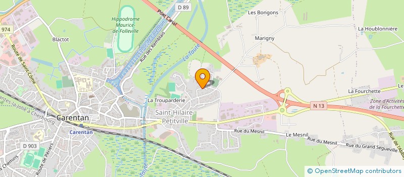 localisation de l'entreprise SCEA LE ROUX MARTIN  CARENTAN-LES-MARAIS